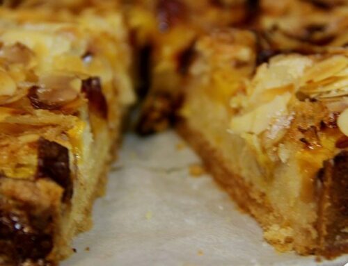 Tarte aux amandes de Provence caramélisées